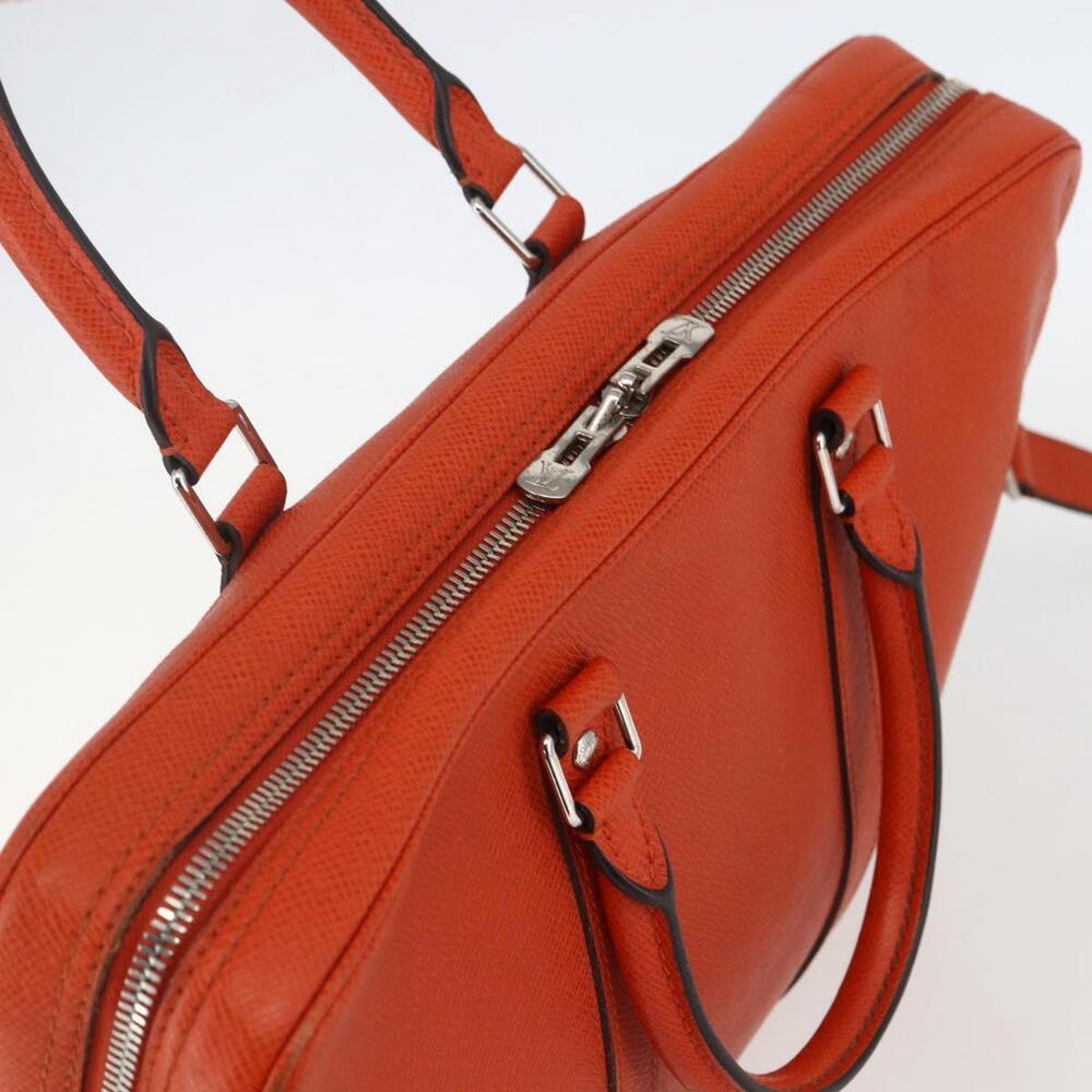 LOUIS VUITTON Taiga Porte Documents Voyage Bag Orange M30637 LV Auth 156354 - Picture 6 of 16